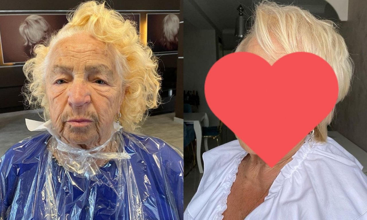 Polska makijażystka zrobiła makijaż 80-letniej babci! Metamorfoza kolosalna: Zachwyt, radość, niedowierzanie