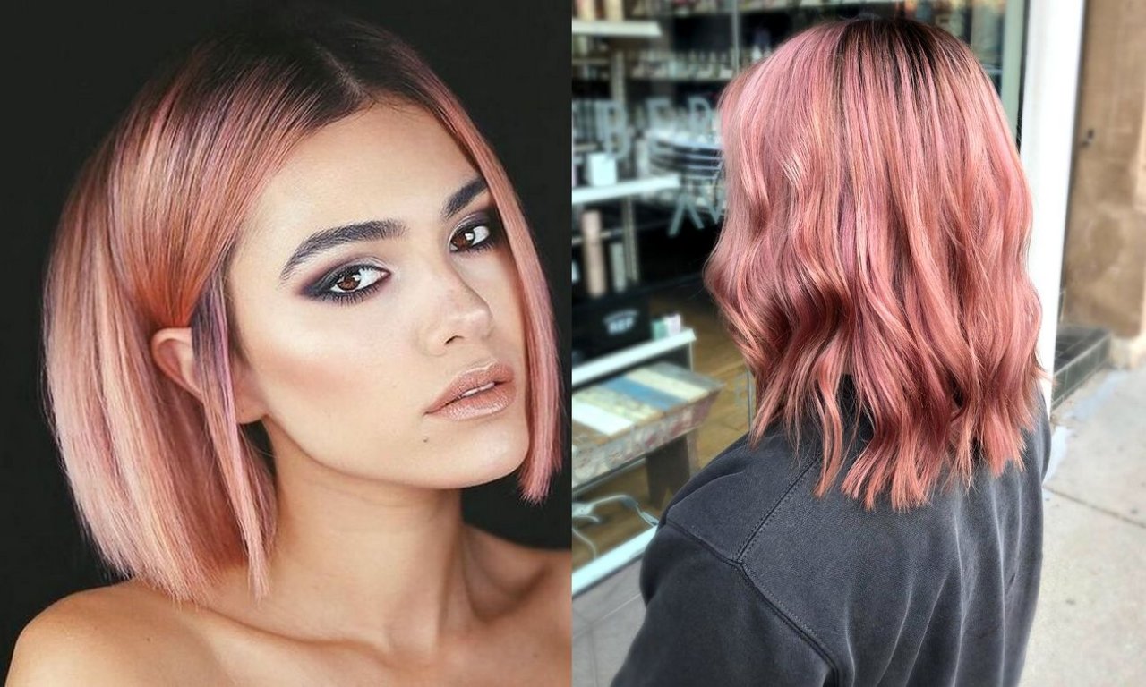 Rose gold - rewelacyjna koloryzacja włosów na lato 2020