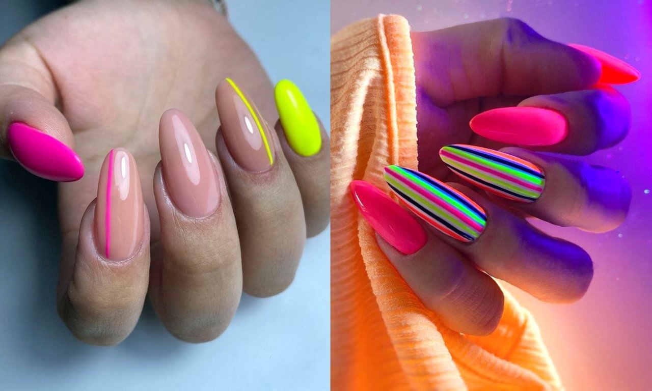 Neonowe paznokcie w najpiękniejszym wydaniu - 25 inspiracji na lato