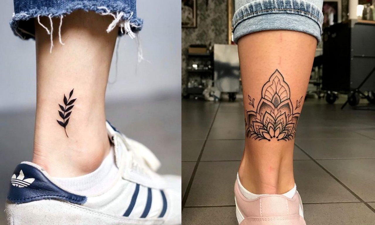 Tatuaże w okolicy kostki - 25 fantastycznych dziewczęcych wzorów