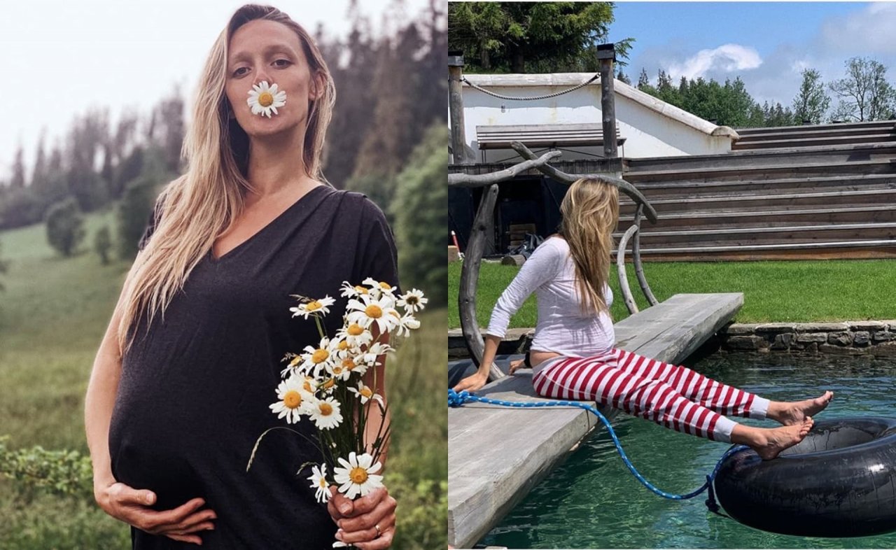 Żona Michała Żebrowskiego pokazała się w bikini w 9 miesiącu ciąży" Matko bosko, jak Ci nie wstyd.." - piszą fani