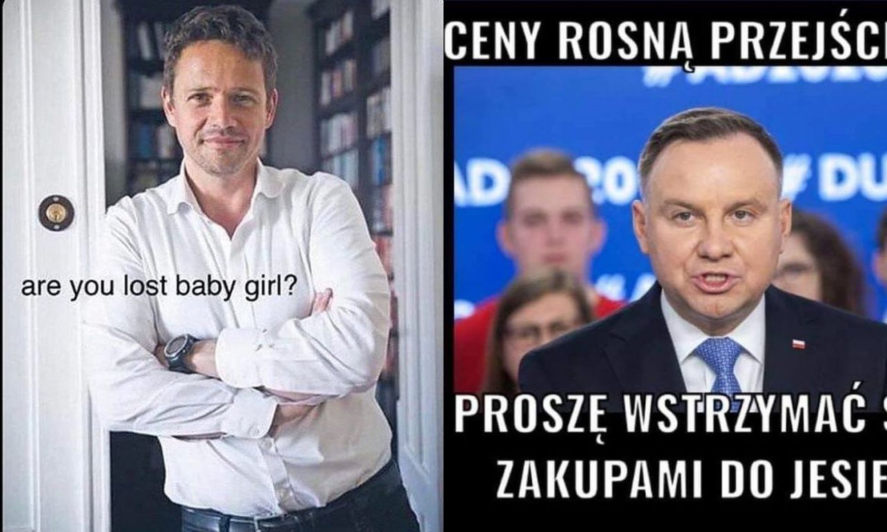 Rafał Trzaskowski i Andrzej Duda bohaterami memów. Ten z Massimo to był pikuś!