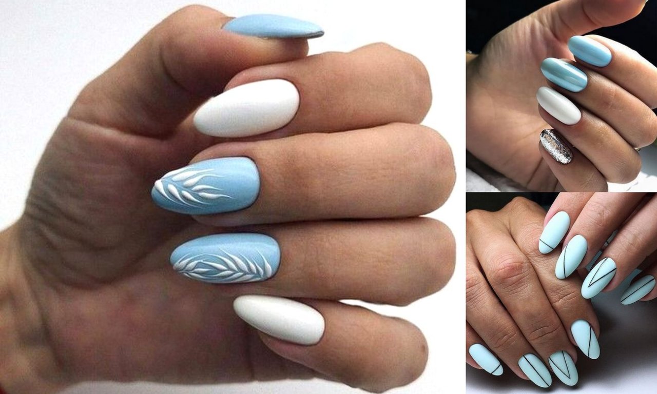 25 pomysłów na niebieski manicure - galeria pięknych stylizacji