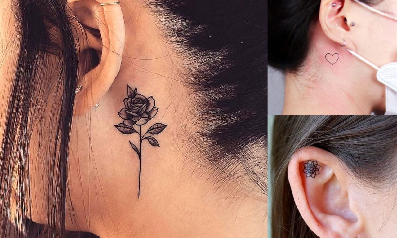 Tatuaż w okolicy ucha - przegląd oryginalnych wzorów