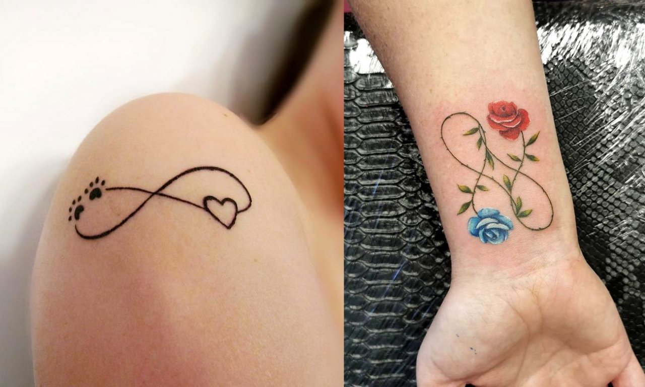 21 oryginalnych pomysłów na kobiecy tatuaż z symbolem nieskończoności [GALERIA]