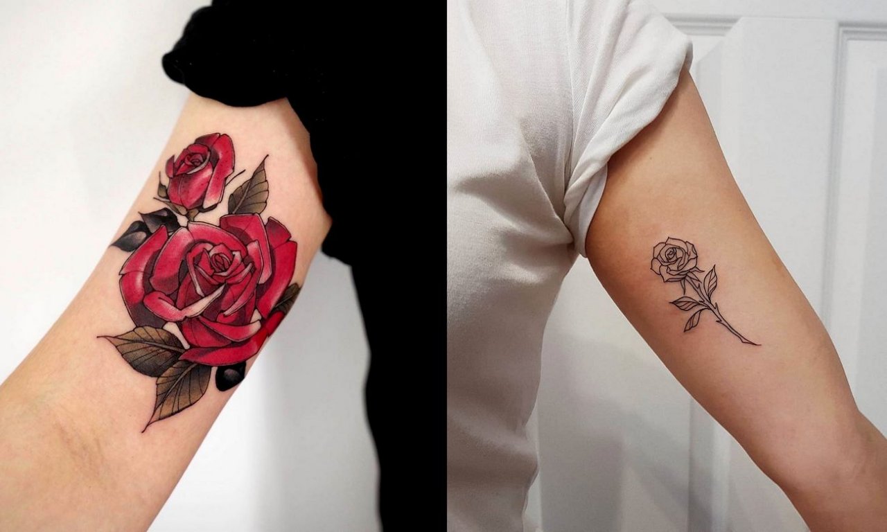 Tatuaż róża - top 30 mega kobiecych i ciekawych wzorów