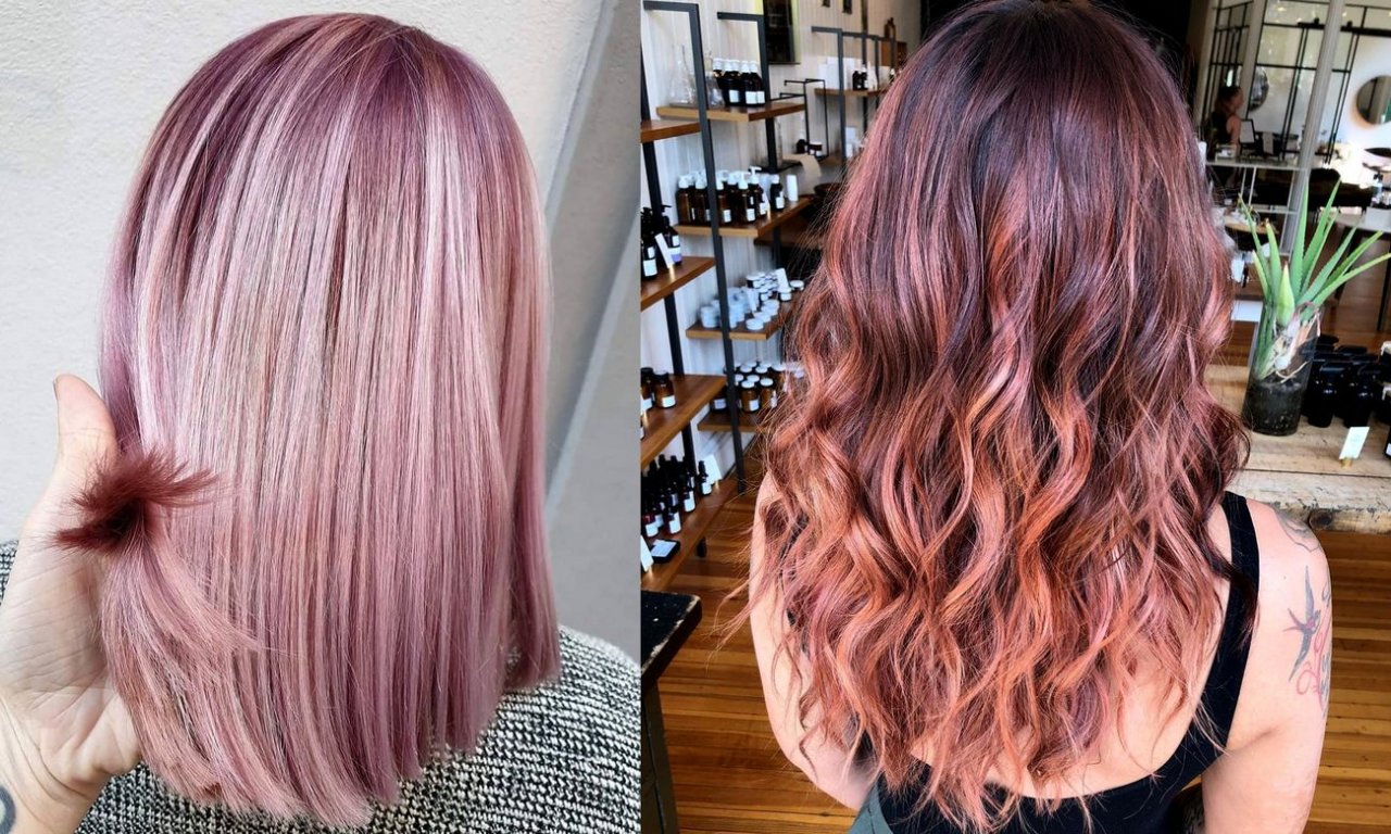 Rose gold - niezwykle charyzmatyczna koloryzacja włosów na LATO 2020