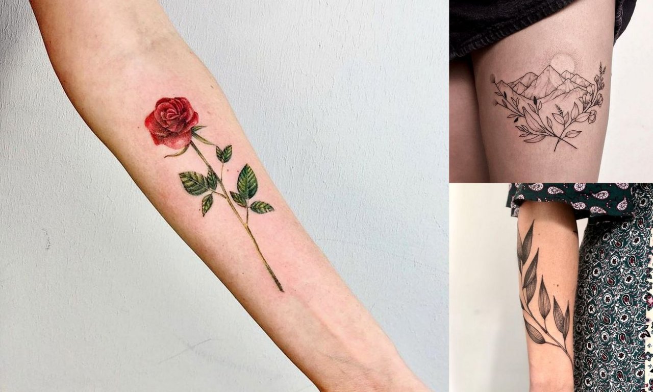 Tatuaże inspirowane naturą - 25 modnych wzorów