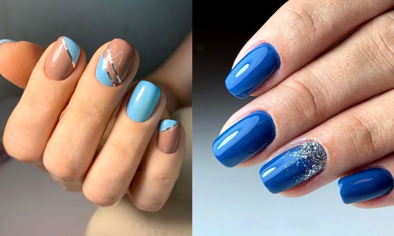 Niebieski manicure - galeria najlepszych propozycji z sieci