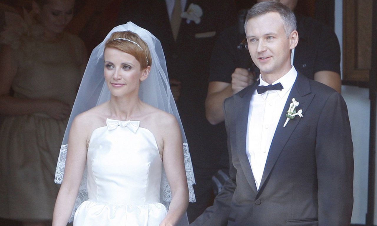 Katarzyna Zielińska na swoim ślubie
