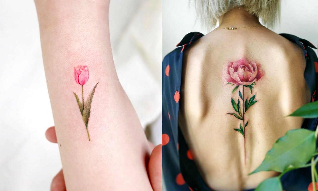 Tatuaże kwiaty - 26 urzekających wzorów dla kobiet