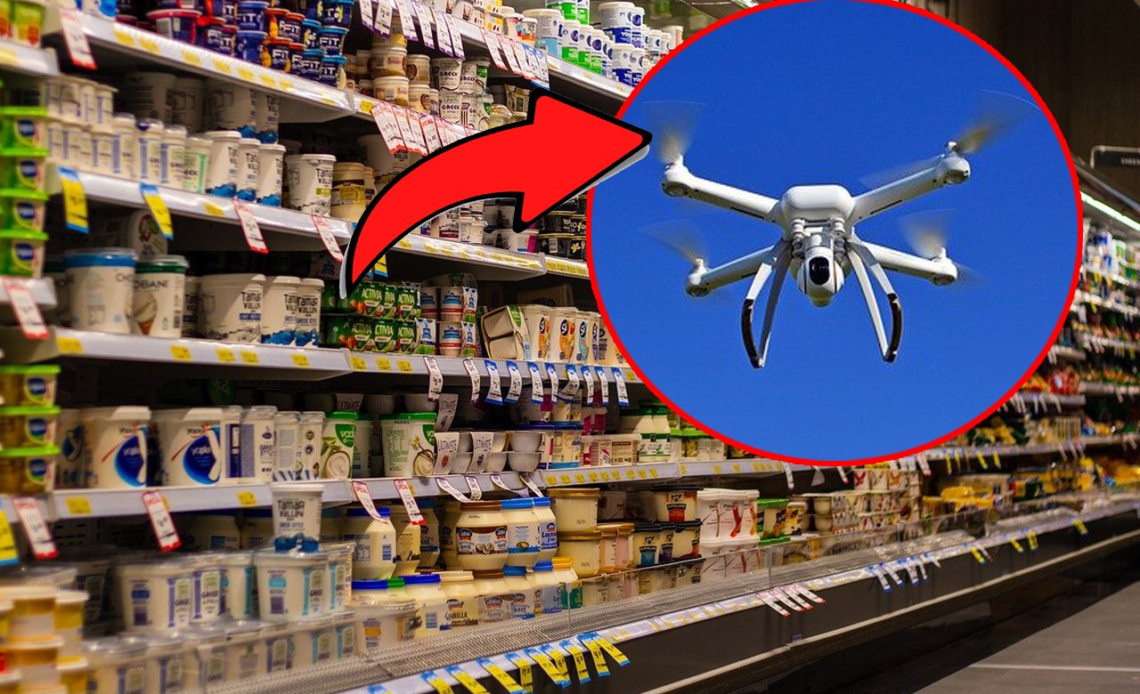 Zakupy z marketu można odebrać... dronami?! To brzmi jak scenariusz filmu o przyszłości!