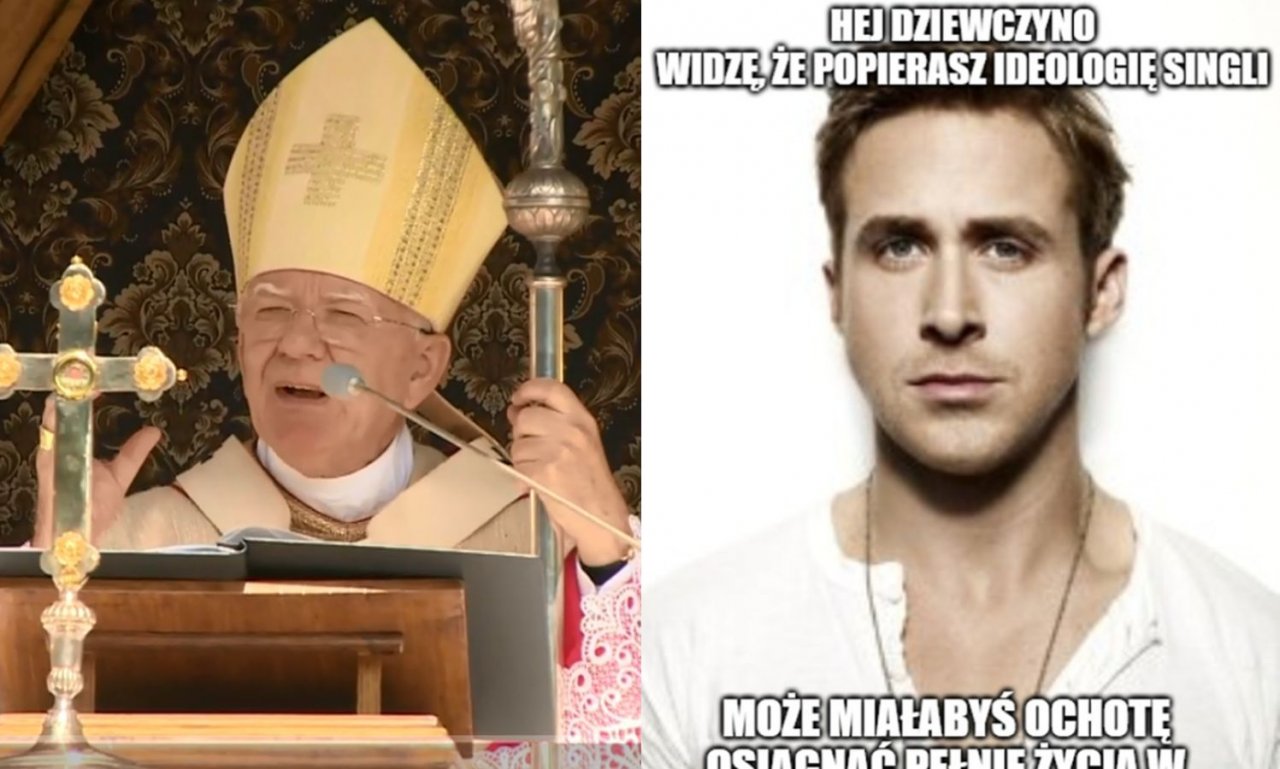 Arcybiskup Jędraszewski ostrzega przed "ideologią singli"! Internauci już tworzą memy