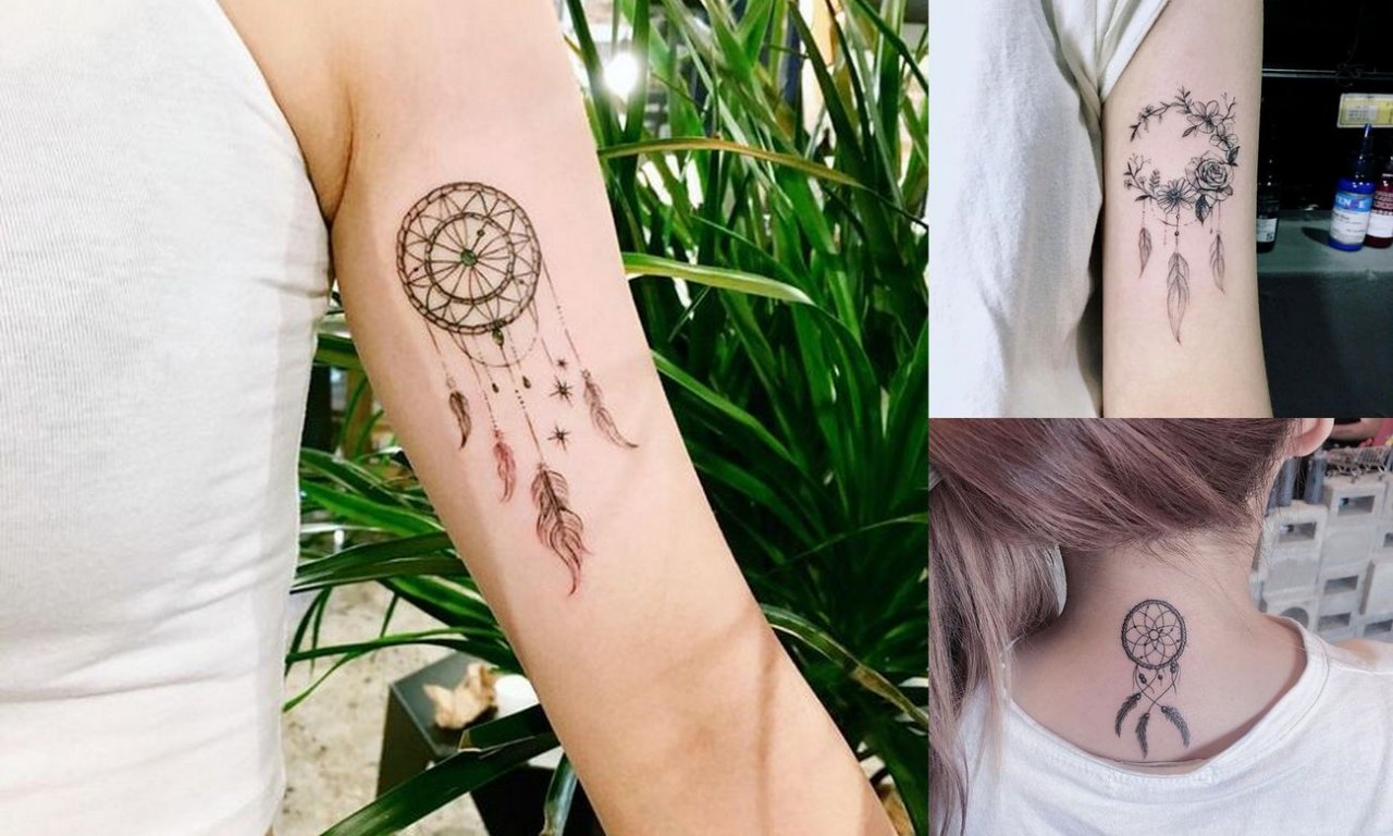 Tatuaż łapacz snów - galeria wyjątkowych wzorów dla kobiet