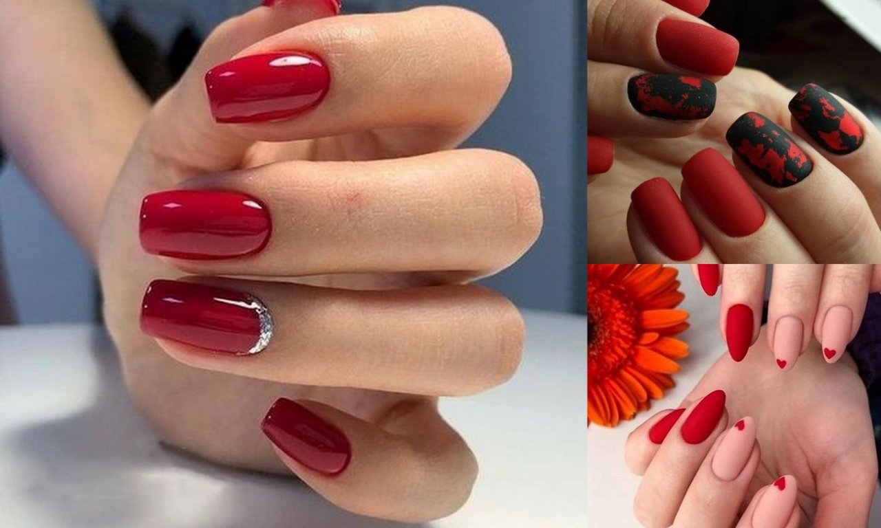 Czerwony manicure – klasyka w jesiennych odsłonach