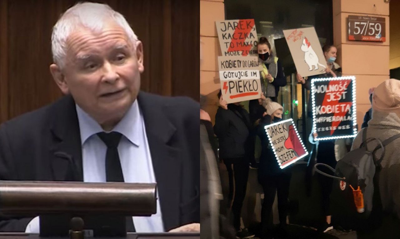 Jarosław Kaczyński obwinia opozycję za Strajk Kobiet i koronawirusa! "Macie krew na rękach, będziecie siedzieli"
