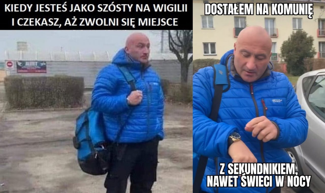 Marcin Najman był bohaterem memów! Teraz oddał tę niebieską kurtkę na WOŚP!
