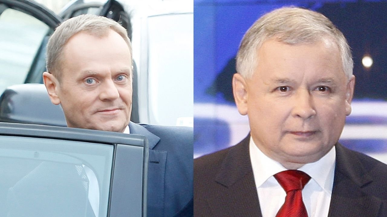 Donald Tusk krytykuje Jarosława Kaczyńskiego. Poszło o 80 radiowozów ochraniających jego dom