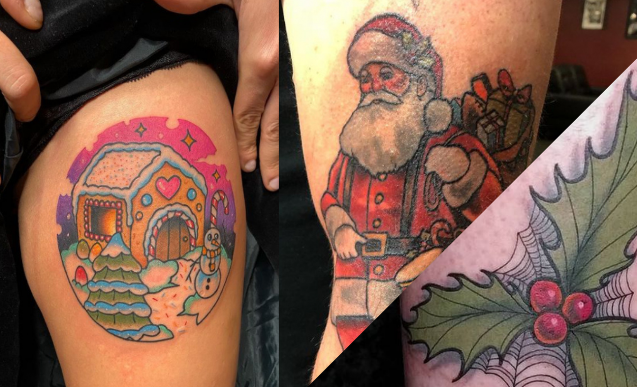 10 tatuaży o tematyce świątecznej