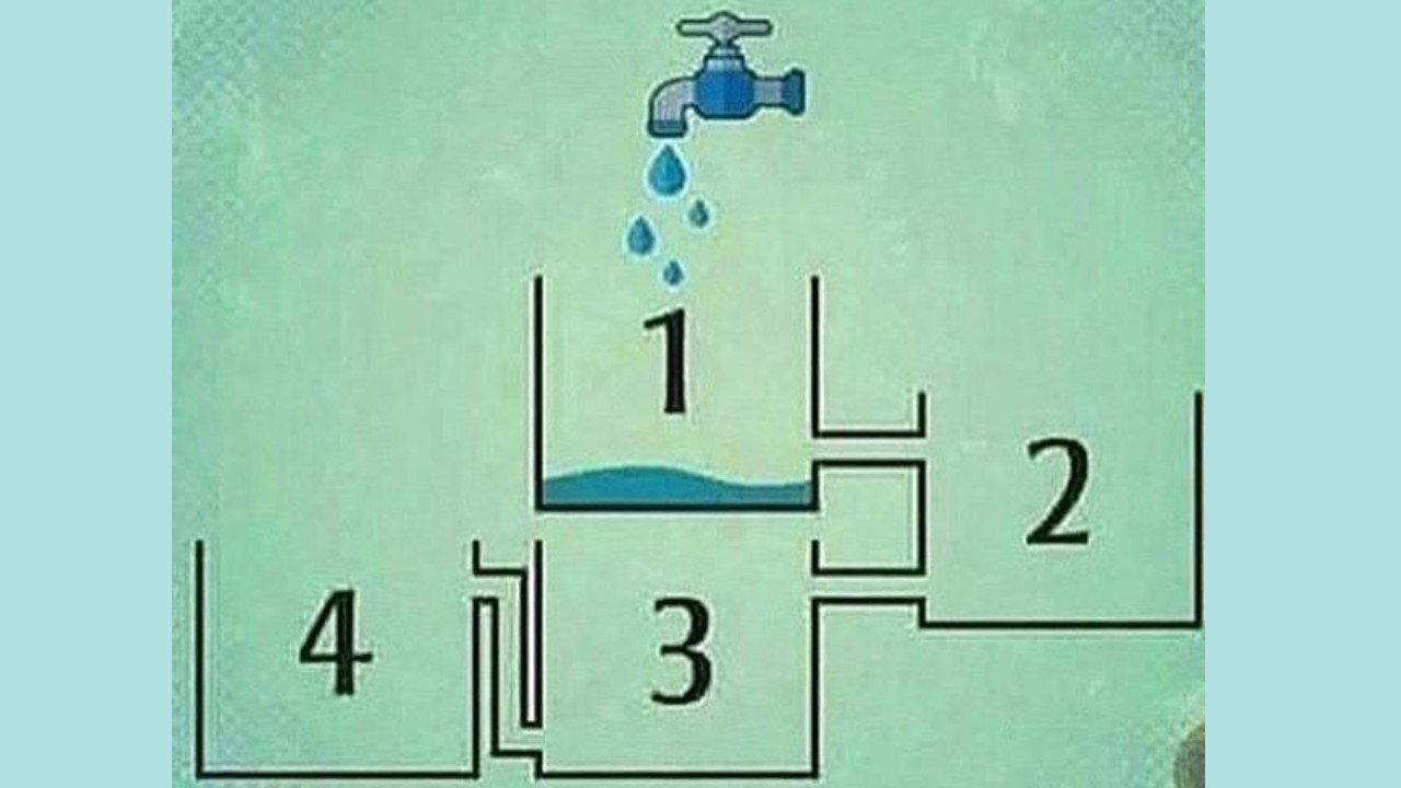 Który zbiornik wypełni się wodą jako pierwszy? Nie każdy zna prawidłową odpowiedź!
