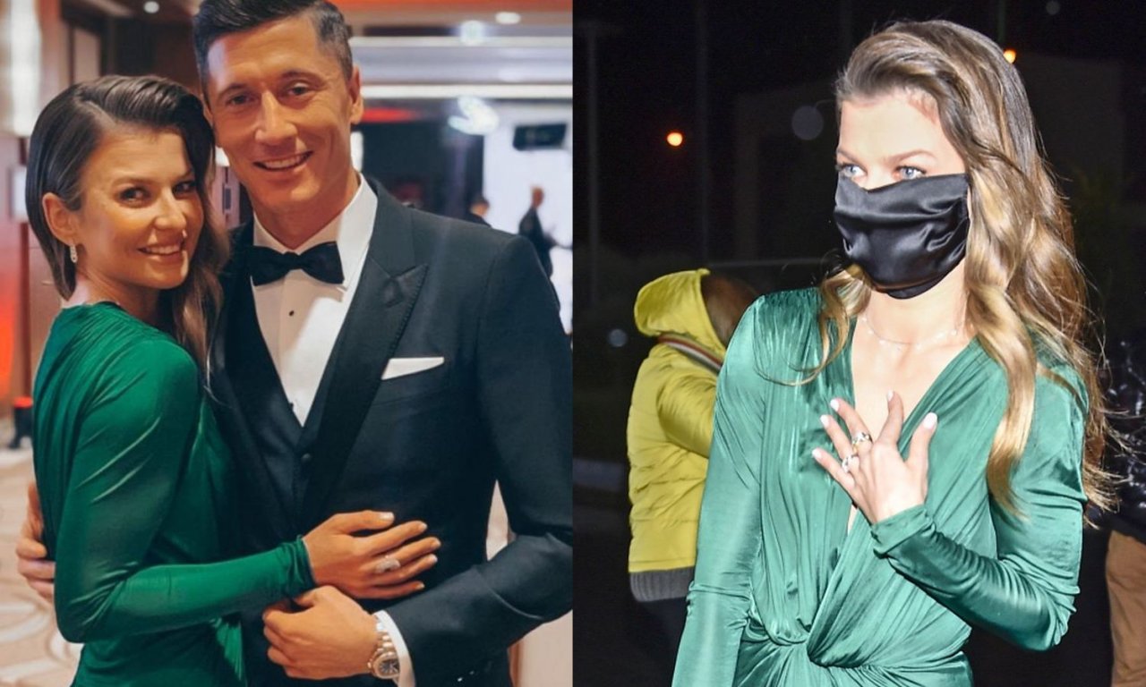 Anna Lewandowska zaliczyła wpadkę?! Zielona suknia od Dolce&Gabbana miała poważny defekt