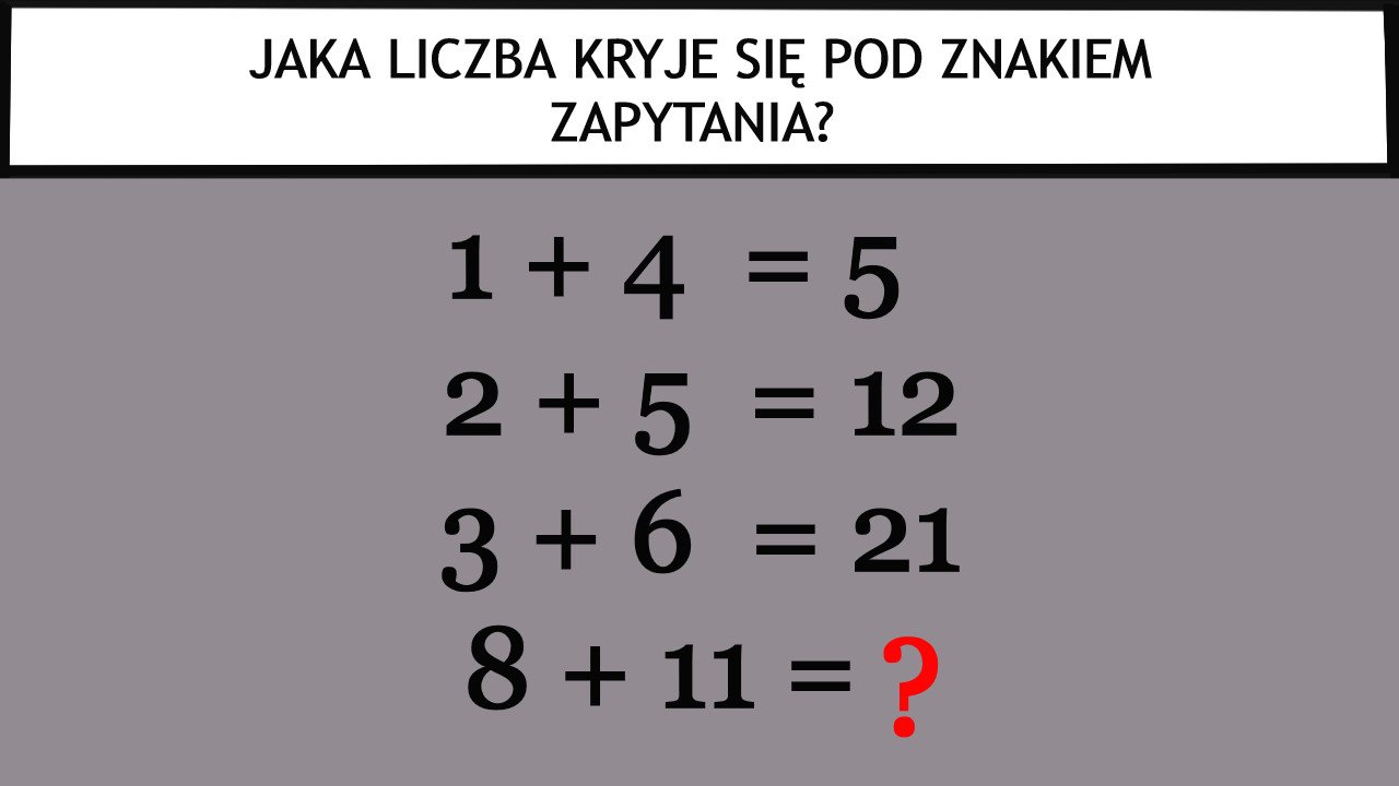 Jaka liczba kryje się pod znakiem zapytania? Matematyczna zagadka poróżniła internautów!
