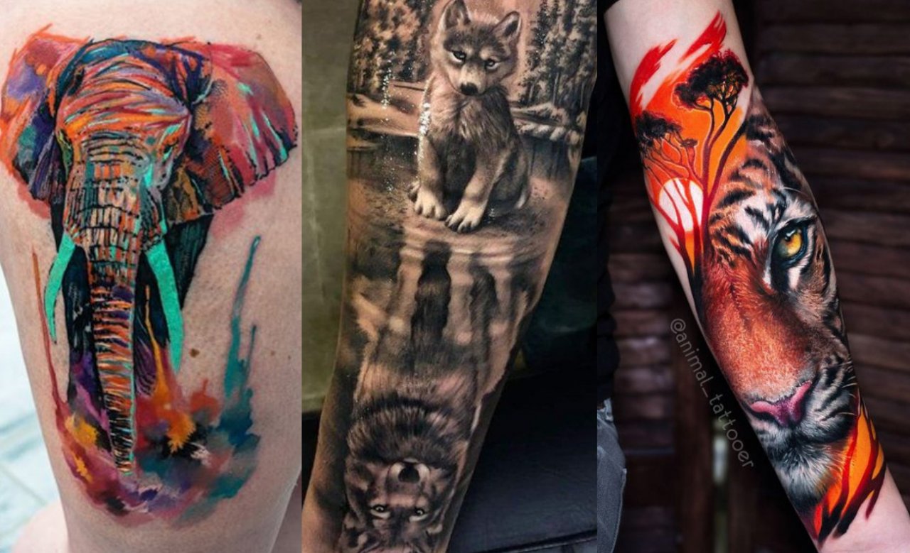 Niesamowite tatuaże ze zwierzęcym motywem