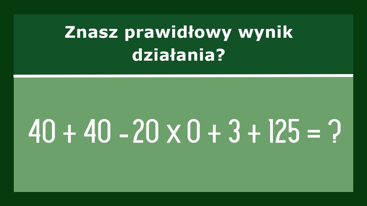 Proste zadanie matematyczne przerosło internautów! Potrafisz je rozwiązać?