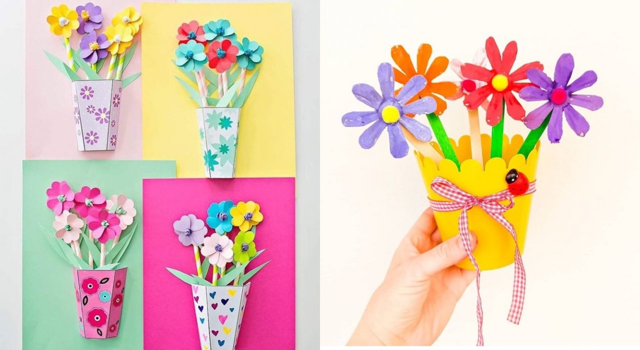 Laurka na Dzień Mamy - 20 pomysłów na kolorowe prace plastyczne dla dzieci