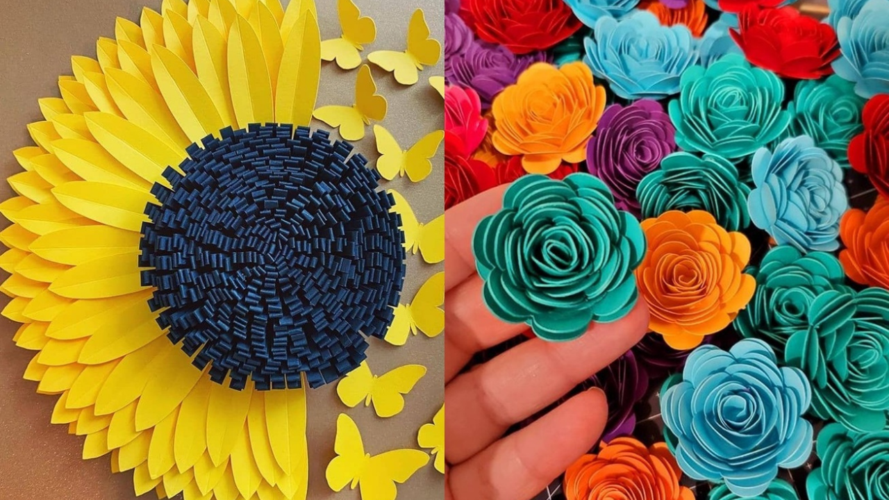Kwiaty z papieru - 15 inspiracji na prezent na dzień mamy