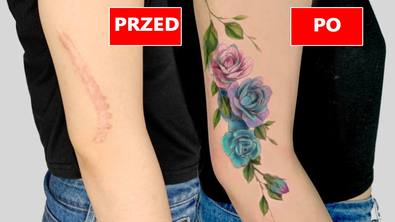16 przepięknych tatuaży, które zakrywają blizny i niedoskonałości. Małe dzieła sztuki!