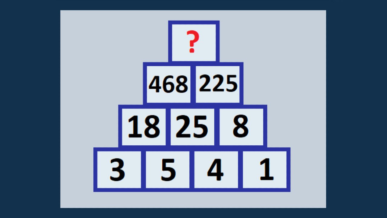 Jaka liczba kryje się pod znakiem zapytania? Tę zagadkę potrafią rozwiązać tylko najbystrzejsi!
