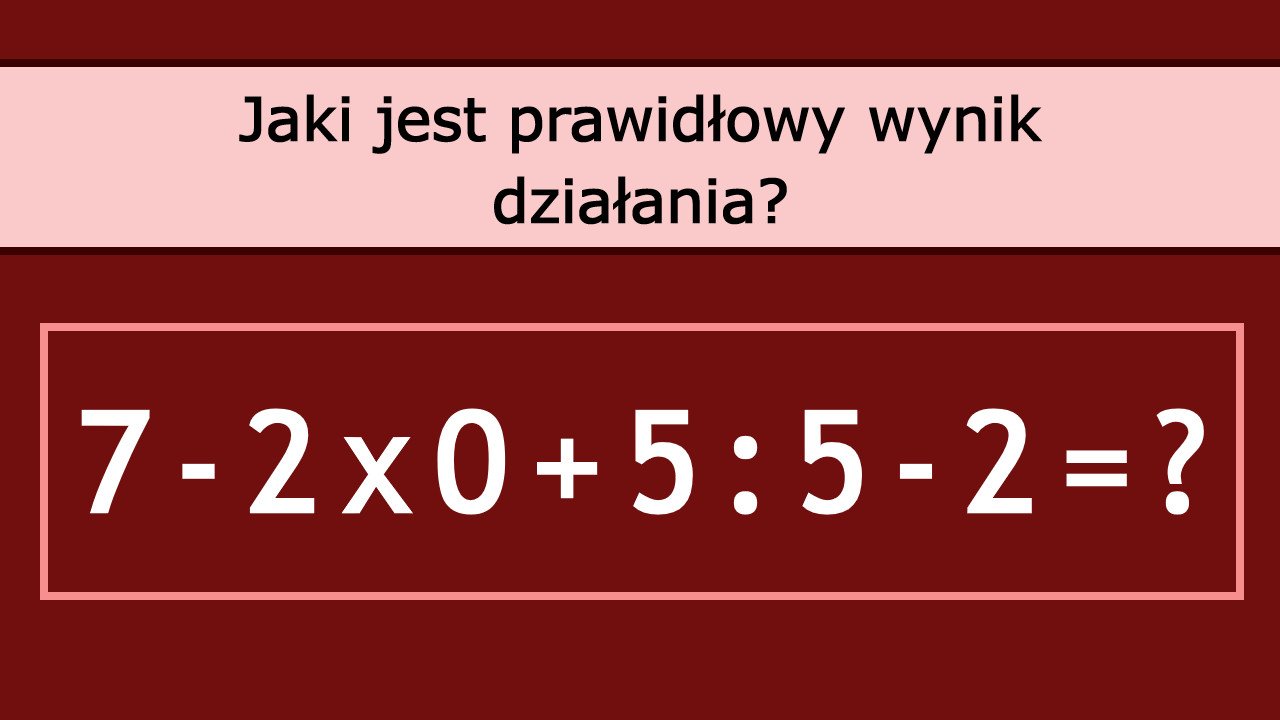 Matematyczna zagadka robi furorę w sieci! Tylko nieliczni potrafią wskazać poprawną odpowiedź! A Ty?