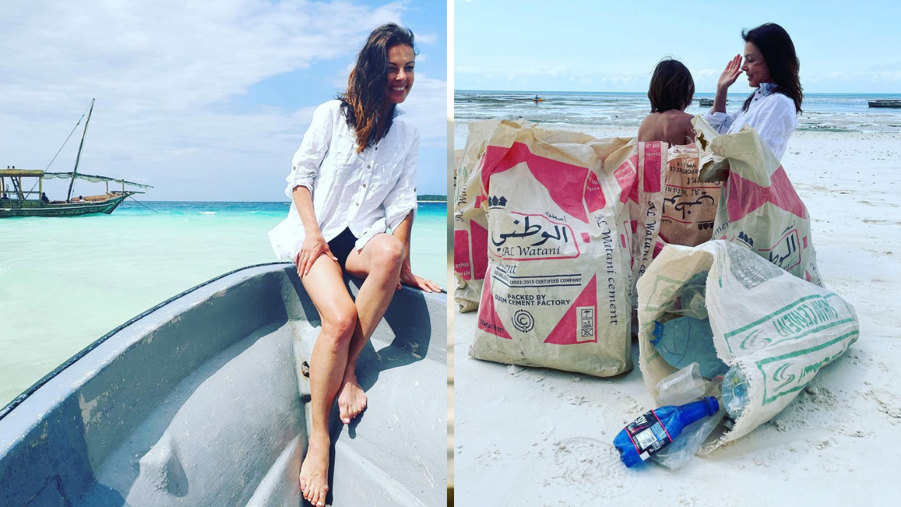 Katarzyna Glinka posprzątała plażę na Zanzibarze. Nie wszystkim się to spodobało