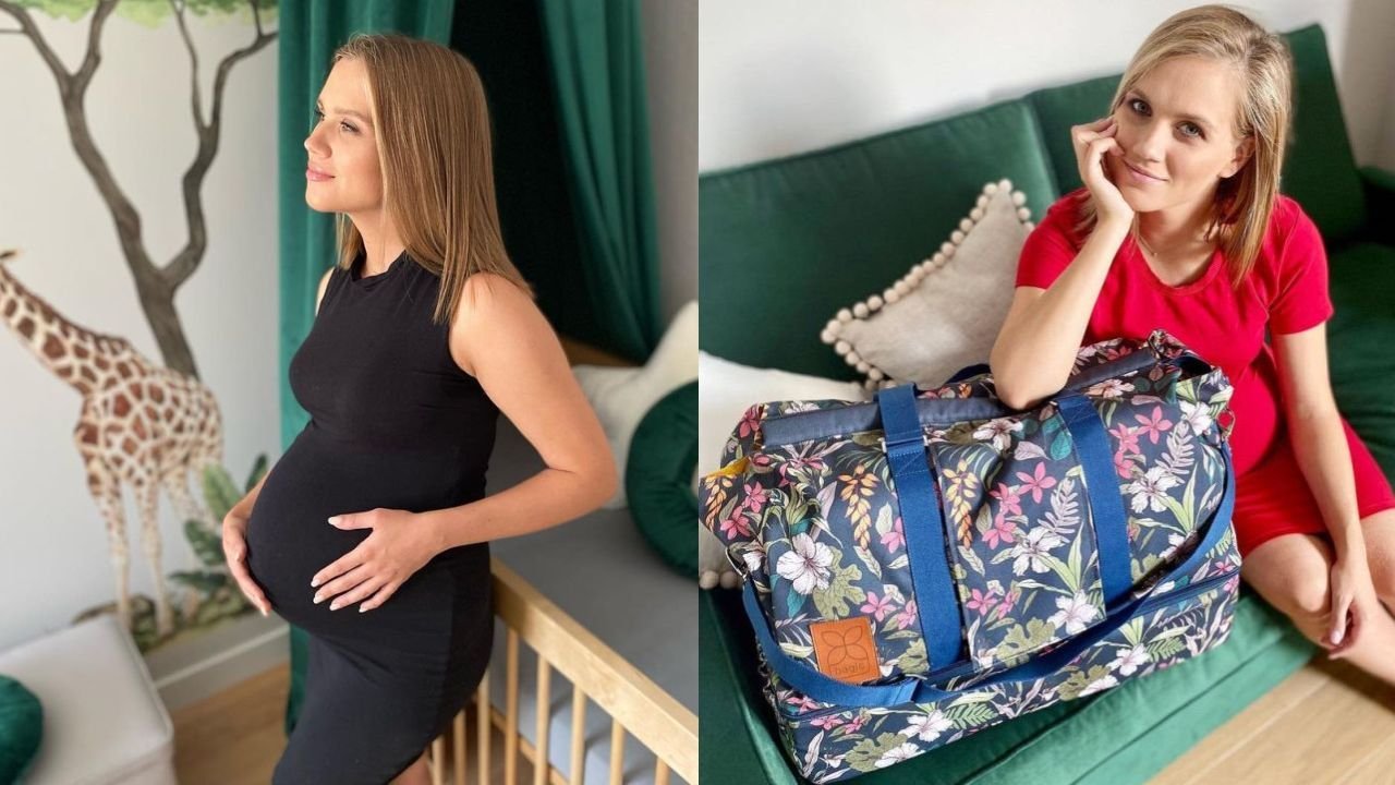 Agnieszka Kaczorowska spakowała torbę do szpitala na poród! "Po co tak dużo?!" - grzmią fani