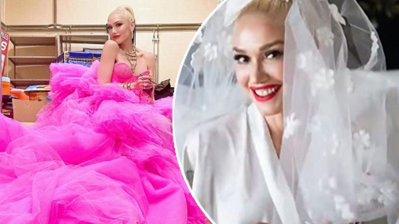 Gwen Stefani wyszła za mąż! Króciutka suknia ślubna i białe kowbojki. Jak Wam się podoba?