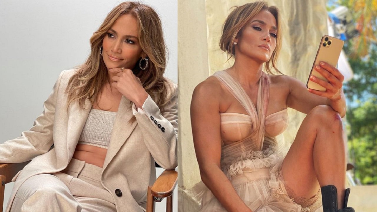 J.Lo zachwyca na pokazie mody D&G. Fan pisze: "Dlaczego masz na sobie zasłonę mojej babci?"