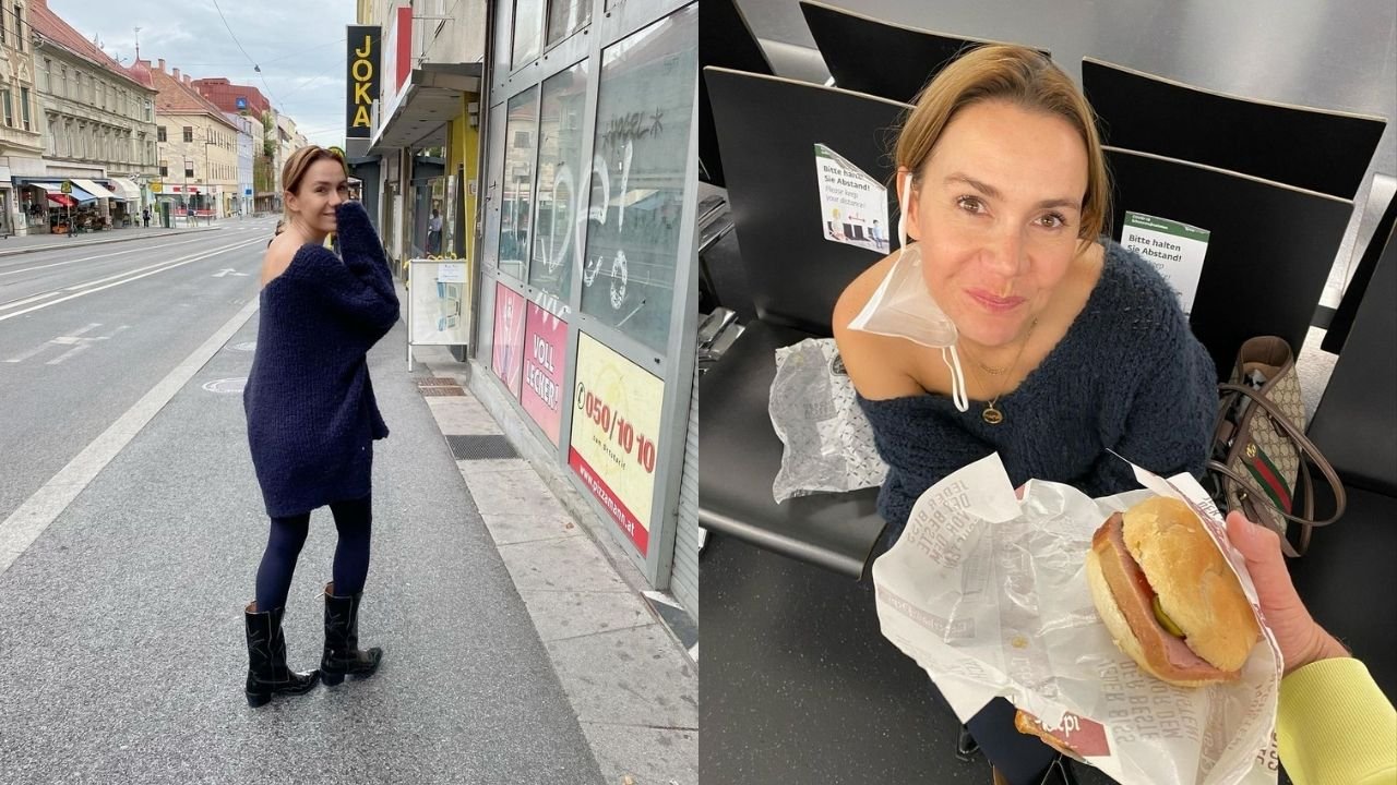 Olga Bołądź pokazała jedzenie w Austrii. Fani pytają: "To taki gruby kawałek szynki czy to pasztet?"
