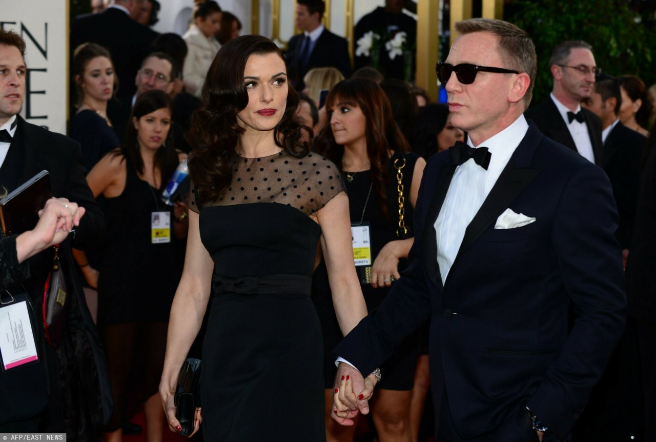 Daniel Craig i Rachel Wiesz na czerwonym dywanie