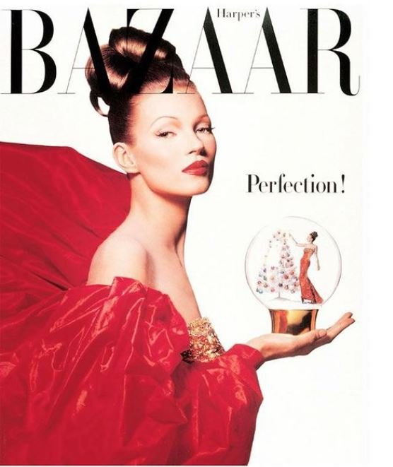 Kate Moss na okładce czasopisma Harper's Bazaar