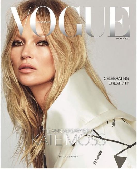 Kate Moss na okładce czasopisma Vogue