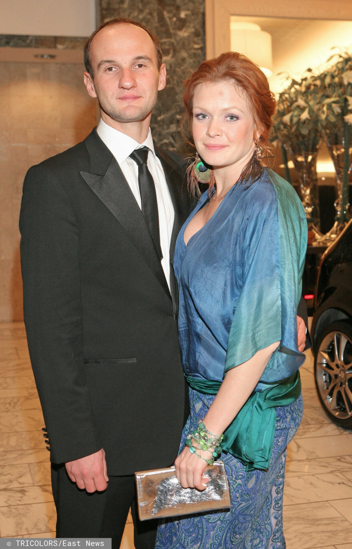 Daria Widawska z mężem 2008 rok
