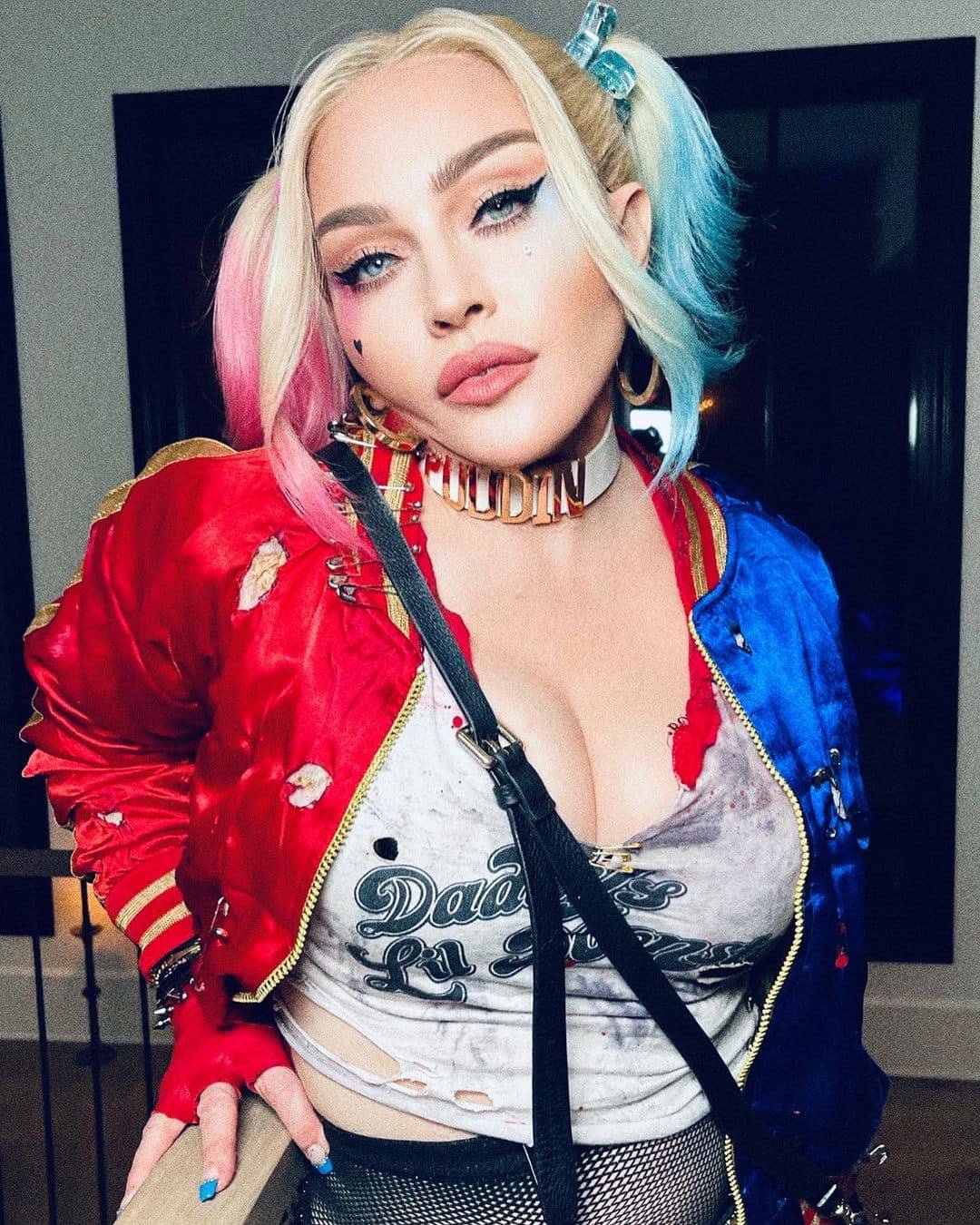 Madonna w stroju Harley Quinn