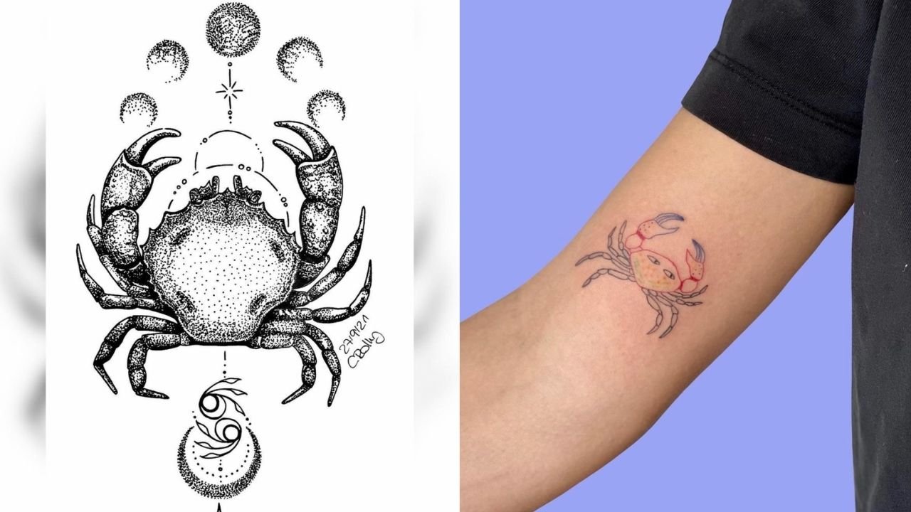 Tatuaż a znak zodiaku - idealne zdobienia dla zodiakalnego Raka!