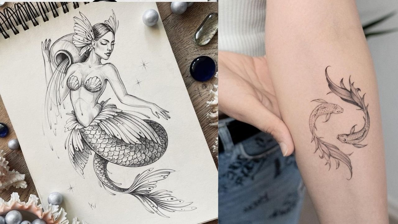 Tatuaż a znak zodiaku - idealne zdobienia dla zodiakalnych Ryb!