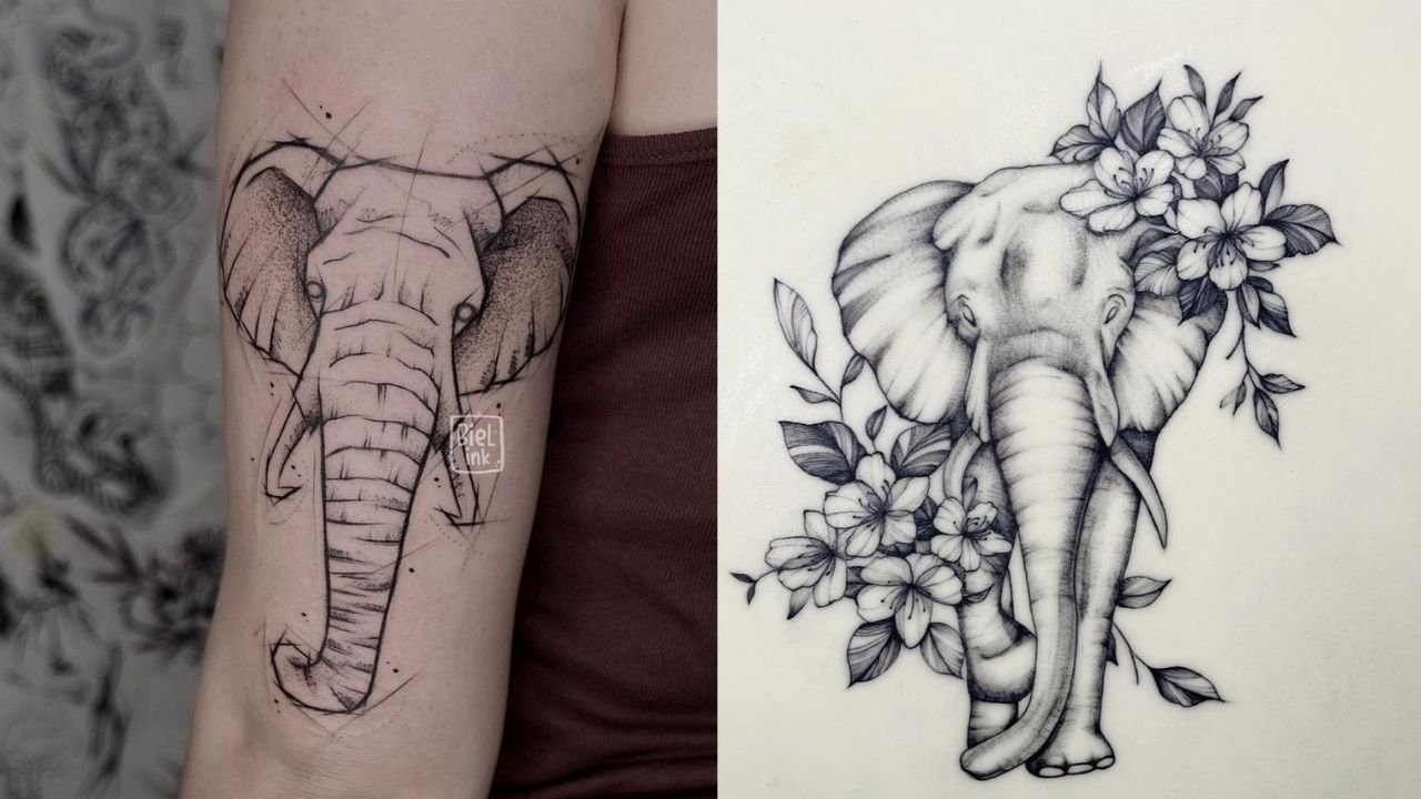 Tatuaże z motywem słonia! Co oznaczają?