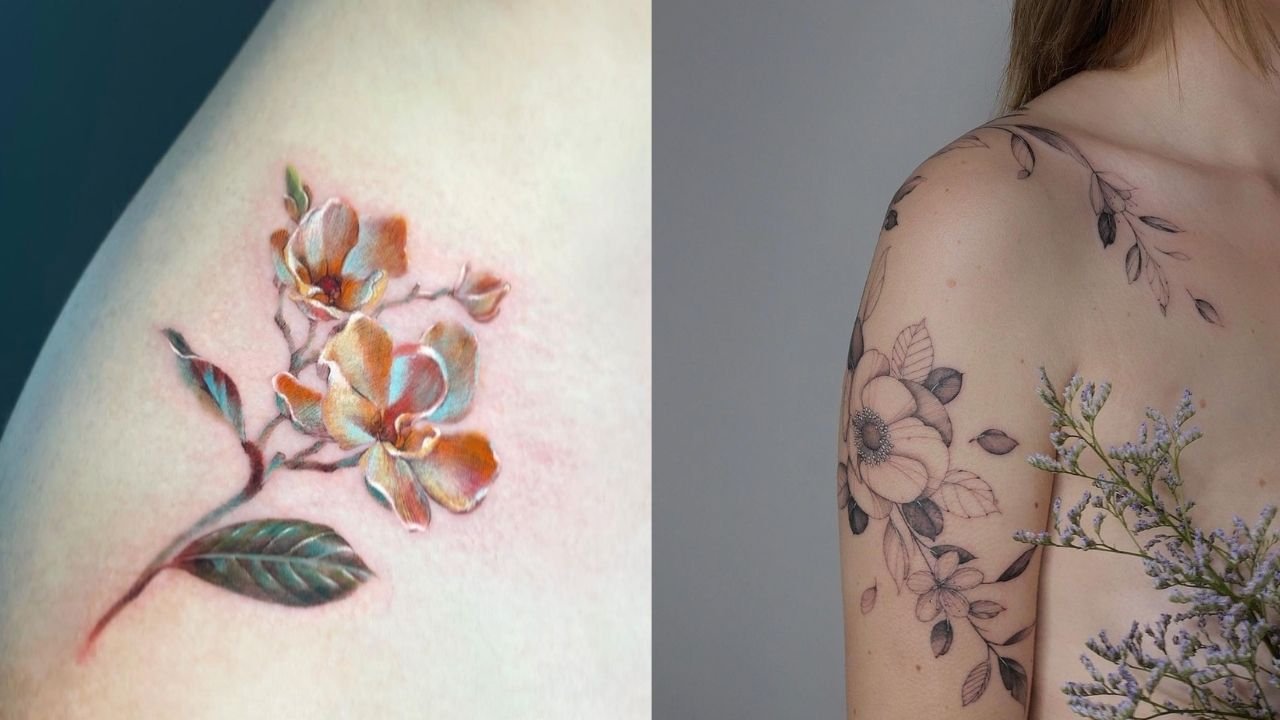 Flower power tattoo! Poznaj moc kwiatów!