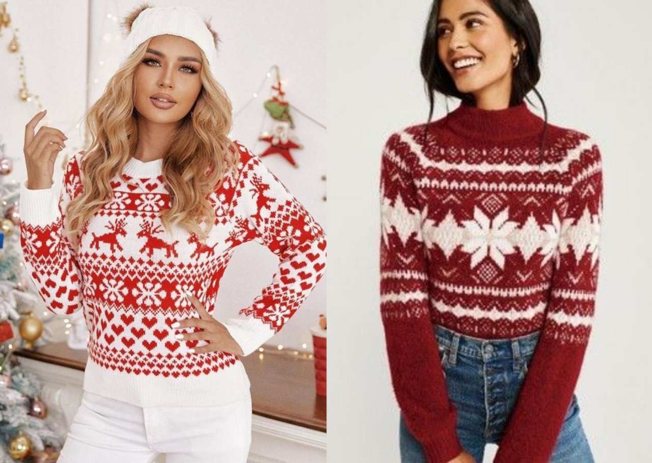 eleganckie swetry świąteczne