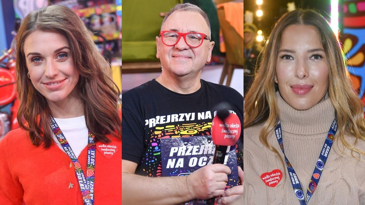 Gwiazdy na 30 finale WOŚP wspierają Jurka Owsiaka! Julia Kamińska i Ewa Chodakowska w casualowych stylizacjach, ale co założyła Miss Polski?