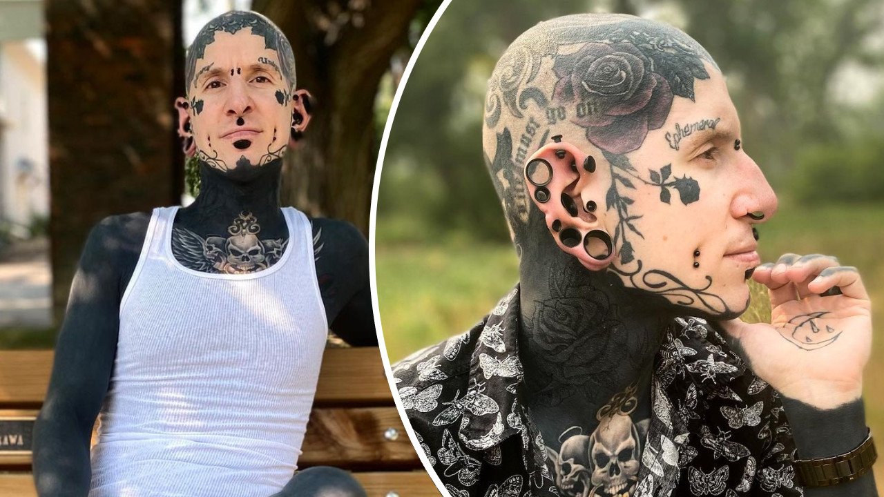 33-latek wytatuował prawie całe ciało i rozszczepił język! Nie uwierzysz, ile wydał na wszystkie tatuaże!